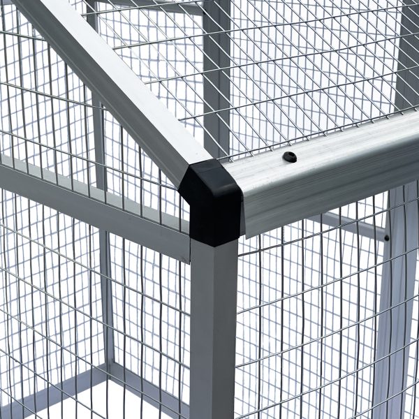 Aluminium Voiliere 182X178X195 CM.