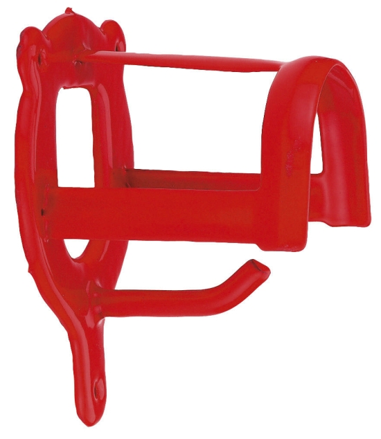 Hoofdstelhouder metaal rood