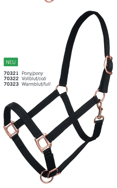 Halter nylon rose gold