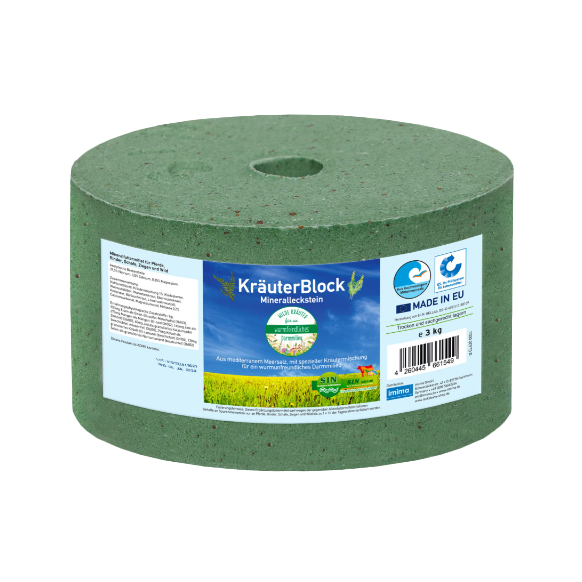 Animalixs mineraal liksteen 'Kruidenblok' 3kg