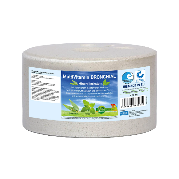 Animalixs mineraal liksteen 'Multivitamin Bronchial' 3kg