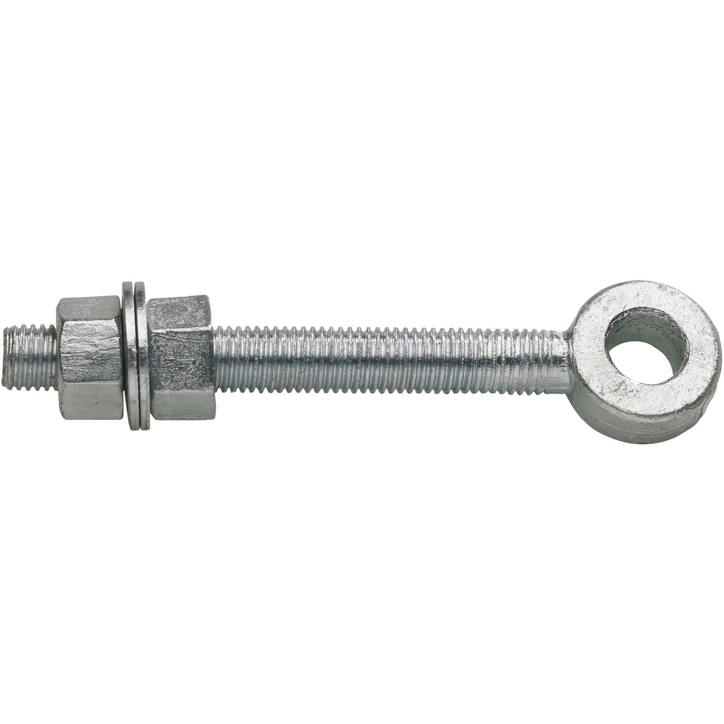Boulon à œil Perry pour portail de pâturage 19 mm x 250 mm galvanisé