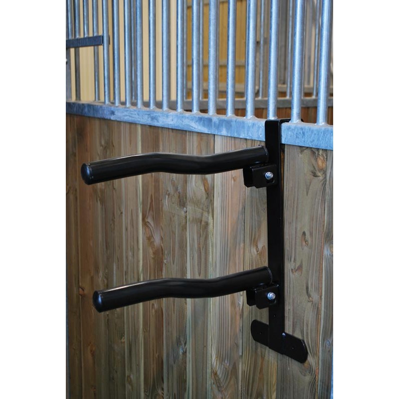 Double saddle holder foldable