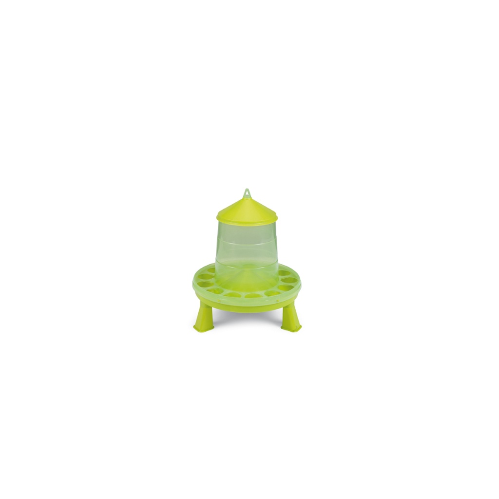 Trémie plastique volailles avec pieds 2 kg 