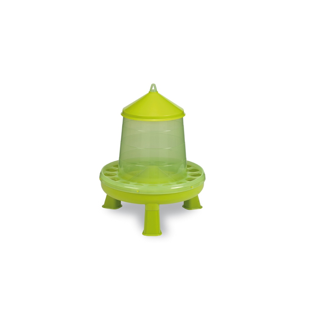 Plastic poultry feeder with legs 4 kg