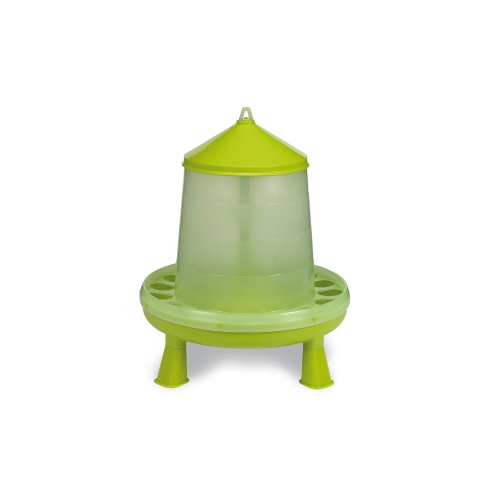 Plastic poultry feeder with legs 8 kg