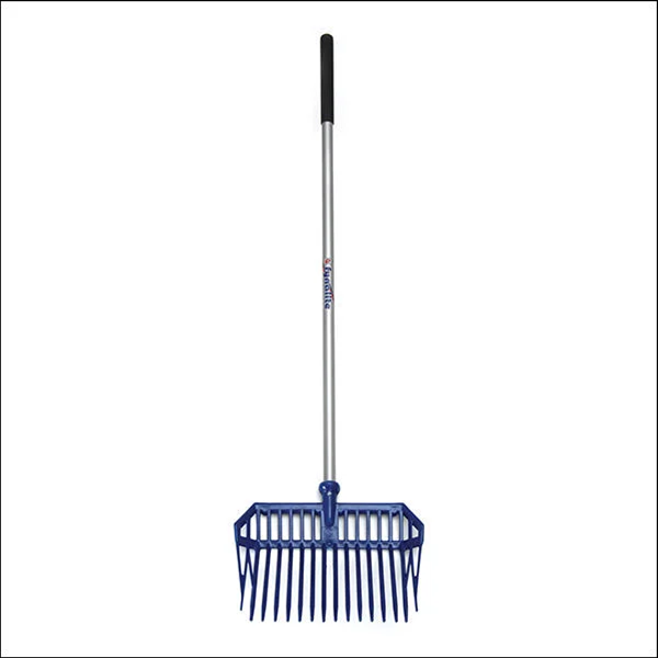 Fynalite PVC manure fork with aluminium handle