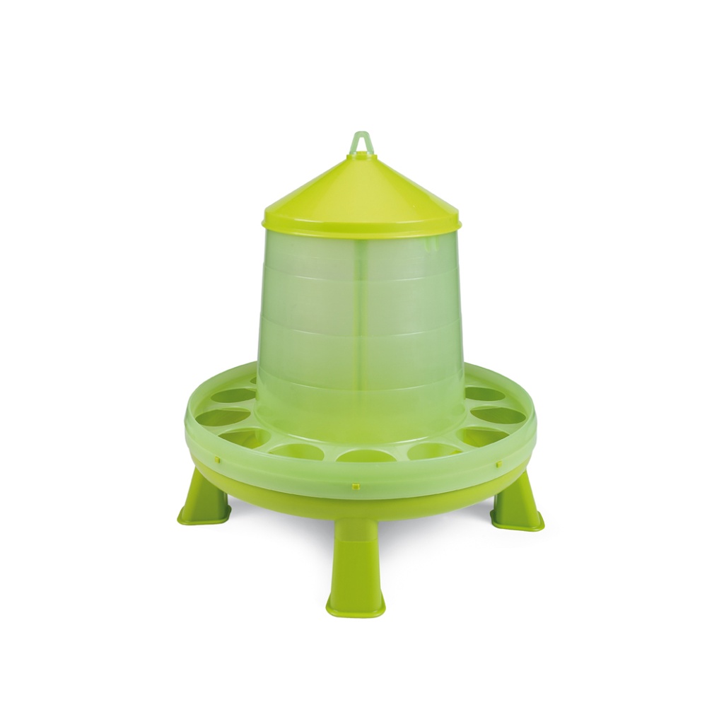 Trémie plastique volailles avec pieds 12 kg