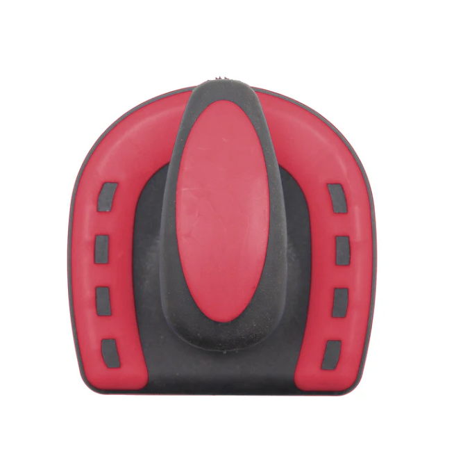 Brush soft grip horseshoe - black