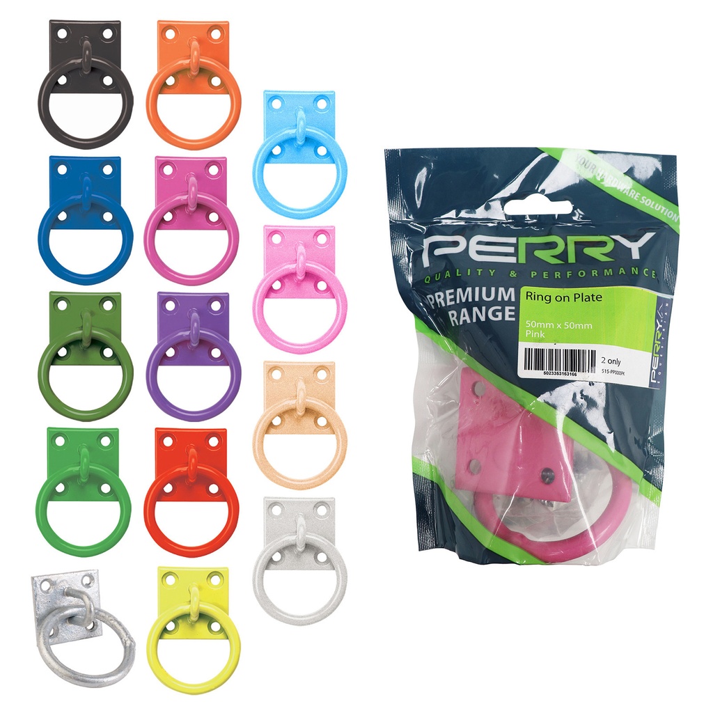 Stalring op plaat 50mmx50mm  (2 pack )