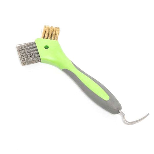Trio hoof scraper with brushes Lamicell