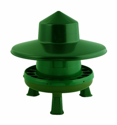 [11427] Recycled poultry feeder with legs & rainhat 4 kg
